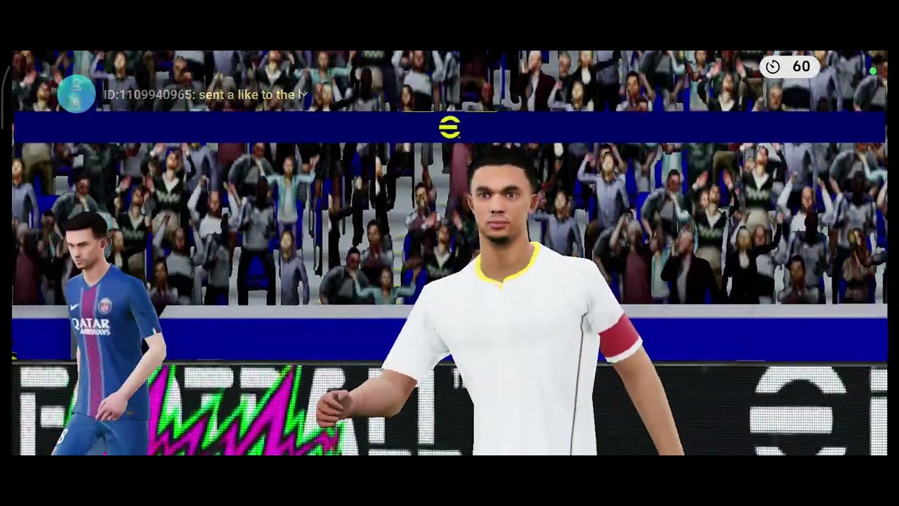 Momento histórico real Madrid x PSG no efooltbal #realmadrid #psg 