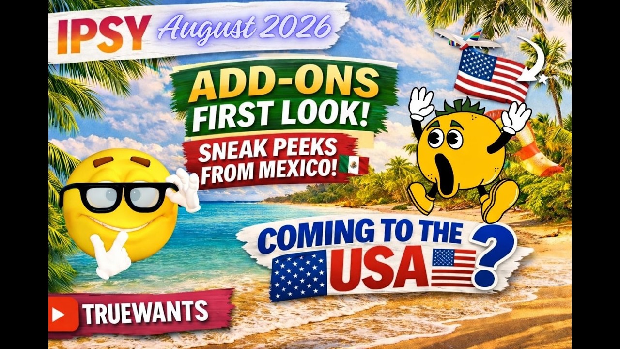 IPSY August 2026 Spoilers: ADD‑ONS First Look Sneak Peeks via Mexico &mdash; Will We See These in the USA!