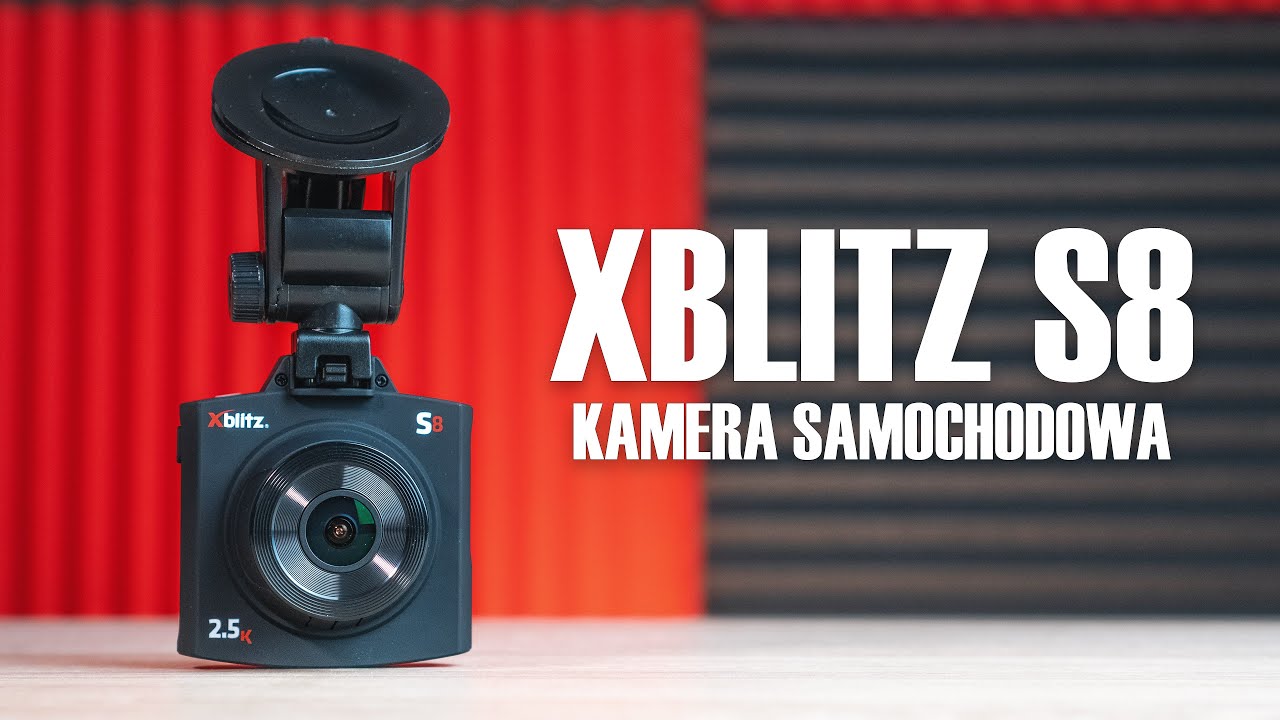 🚓 Wideorejestrator samochodowy Xblitz S8 | Kamera samochodowa 2.5K 🎥