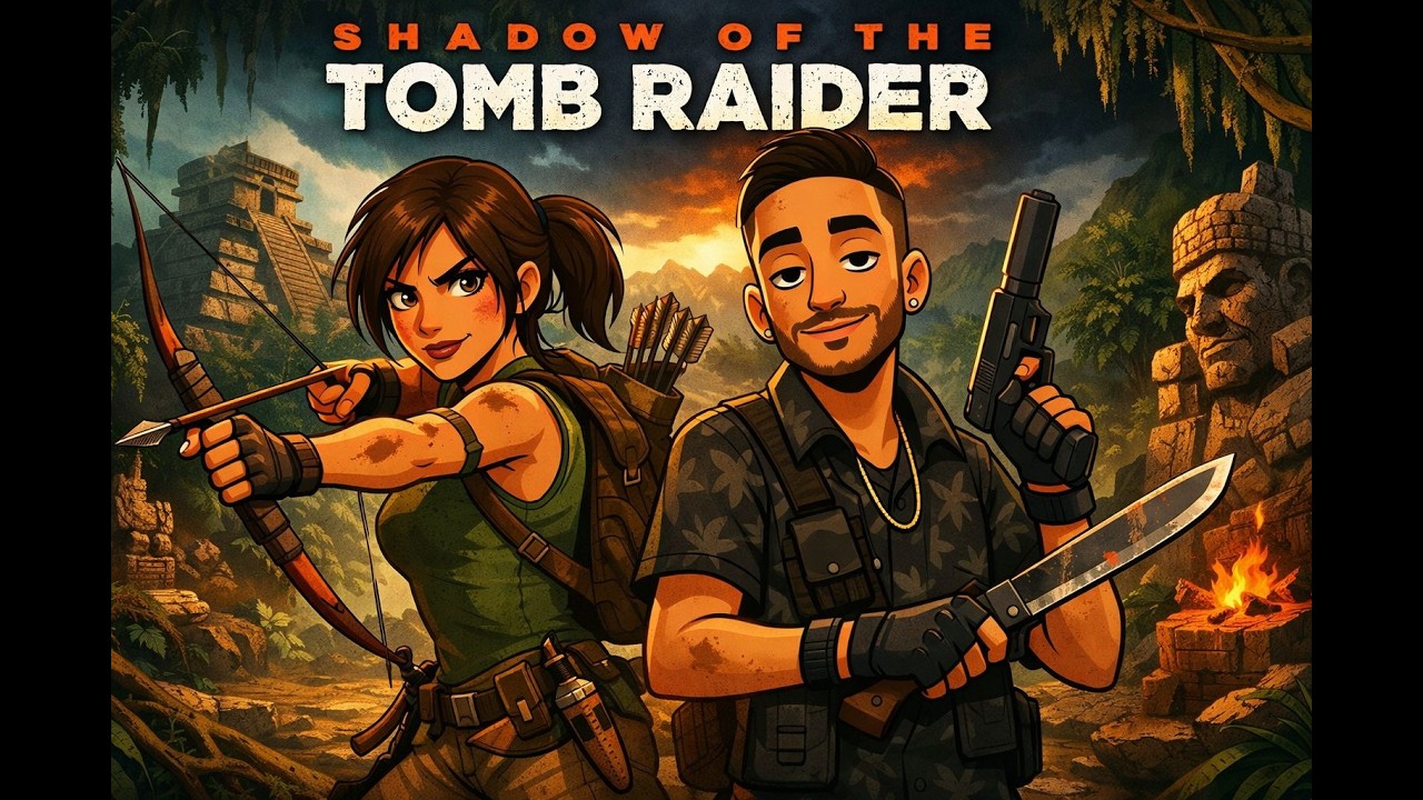 🔴SHADOW OF THE TOMB RAIDER #2🔴PRIMEIRA VEZ JOGANDO!!!! BORA DE AVENTURA..