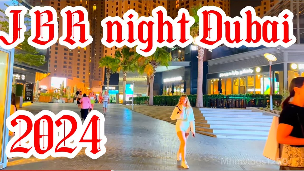 4K || JBR NIGHT LIFE || amazing beach || fun activities || shopping || 31 May 2024