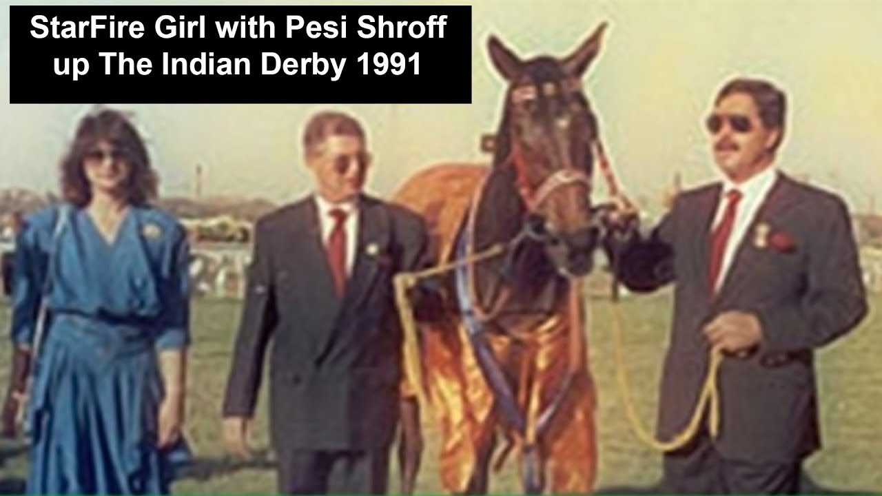 StarFire Girl with Pesi Shroff up wins The Indian Derby 1991