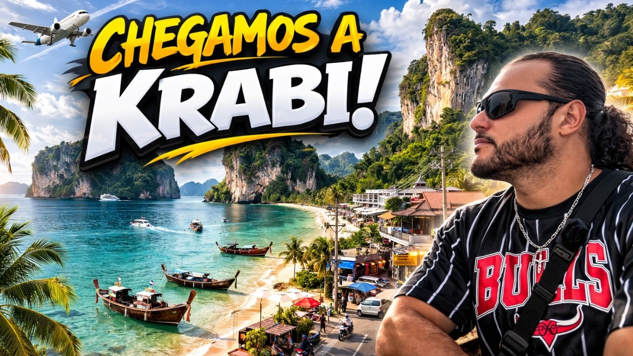 Chegámos a Krabi 🇹🇭