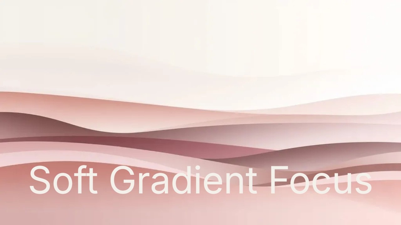 Deep Focus Music for Coding & Studying — Soft Abstract Gradient Atmosphere (1 Hour)