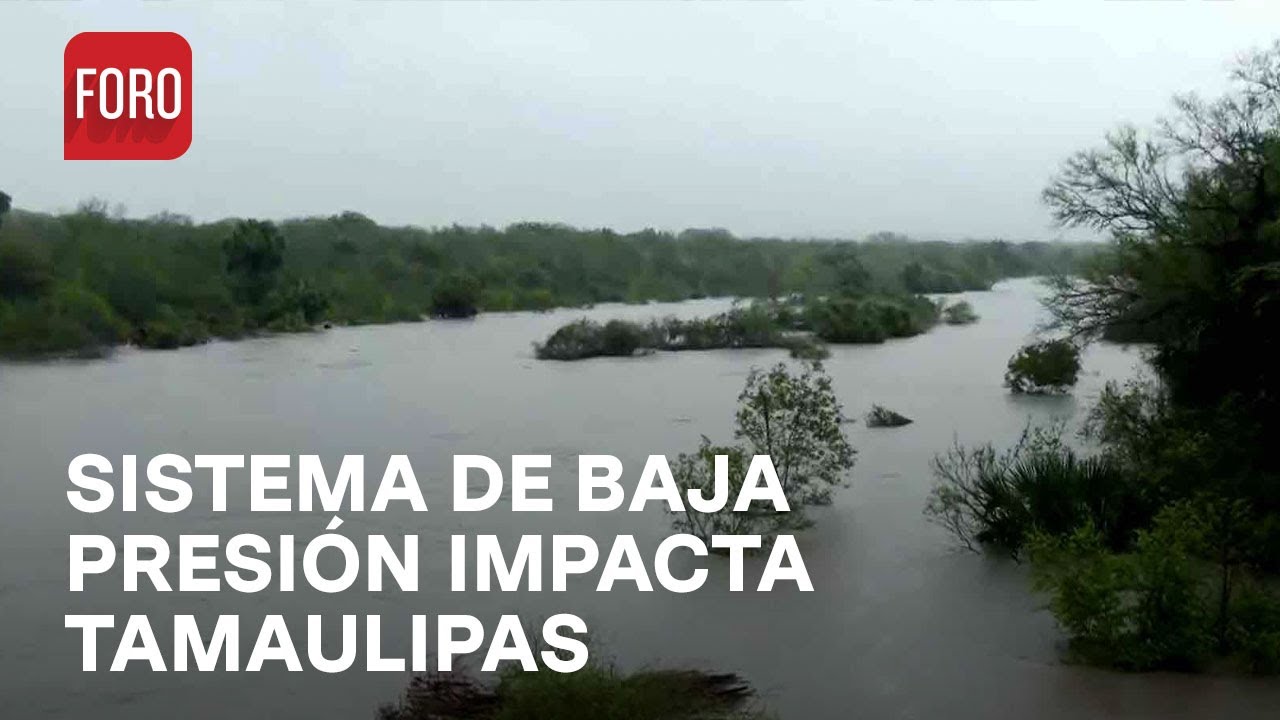 Sistema de baja presión Impacta en La Pesca, Tamaulipas; se esperan lluvias torrenciales