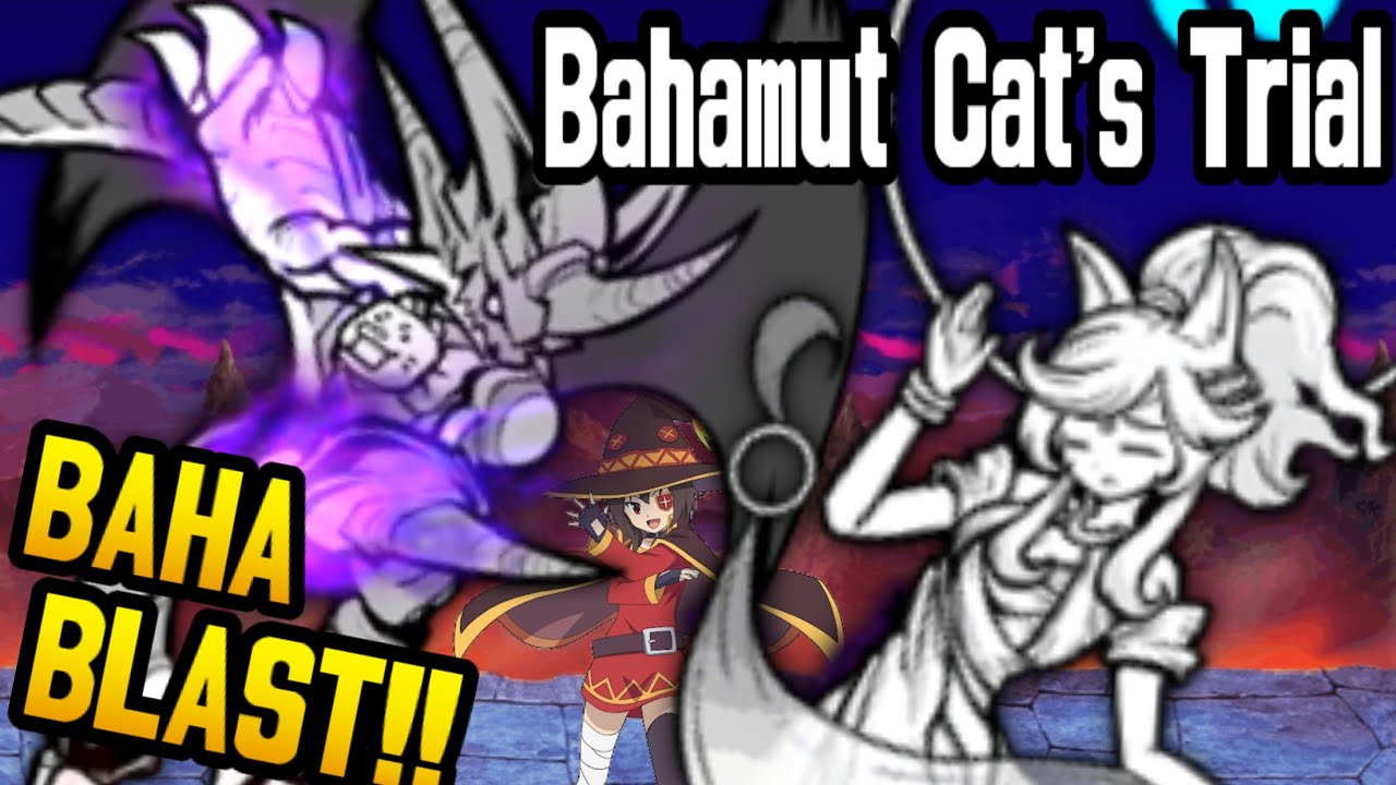 Bahamut Cat's Trial! (Feat. Lunacia) | The Battle Cats JP