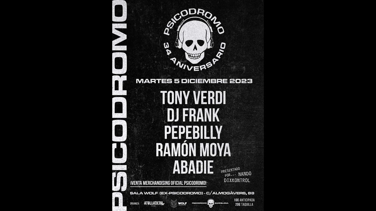 PSICODROMO Live! 34 Aniversario (05-12-2023) Abadie
