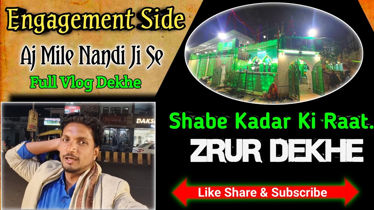 Aj Mile Nandi Ji se 😱 || Sath Hi Sath MLA Ji Se Bhi 🥰 || Shabe Qadar Ki Rat 🤲🤲#vlog #vlogs #vlogger 