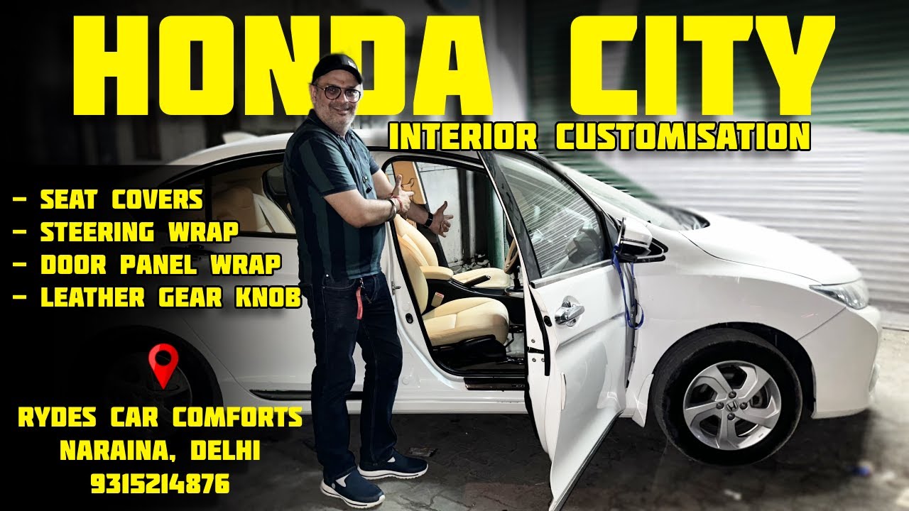 Best OEM Leather Seat Covers for Honda City  | Steering wrap | Car Accessories Delhi | Manufacturing