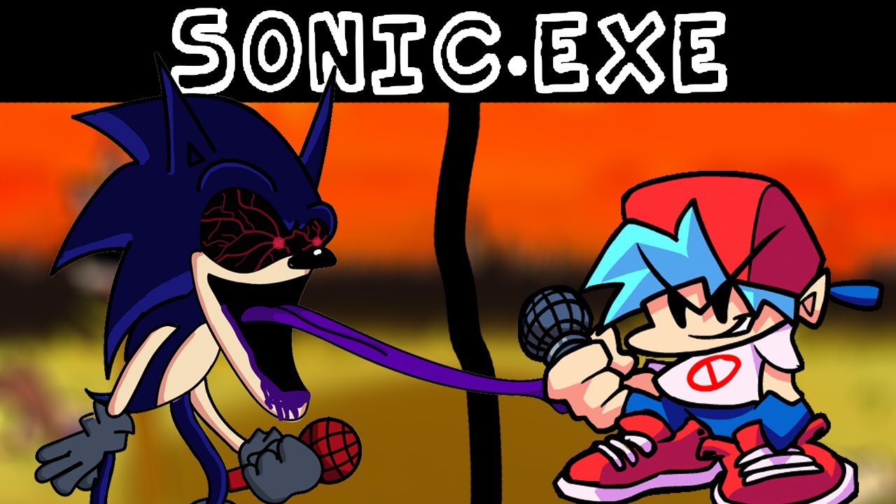 Sonic EXE Art Concept Mod Idea   | FNF Mod redraw