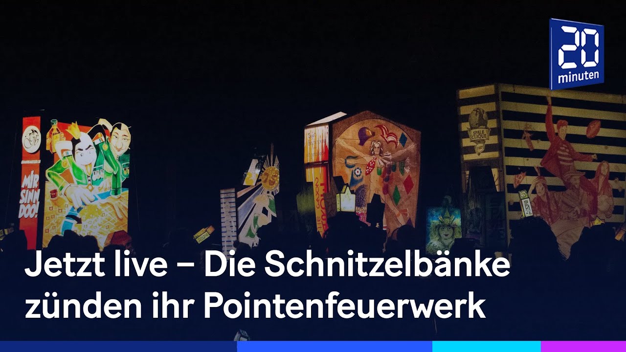 Jetzt live – die Schnitzelbänke zünden ihr Pointenfeuerwerk