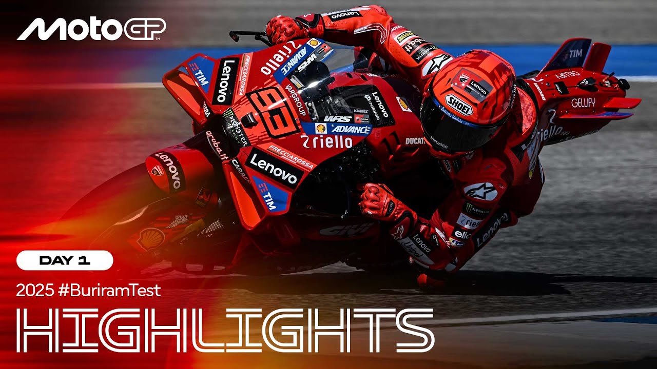 Marc Marquez steals the show in Thailand! 🔴 | #BuriramTest Highlights - Day 1
