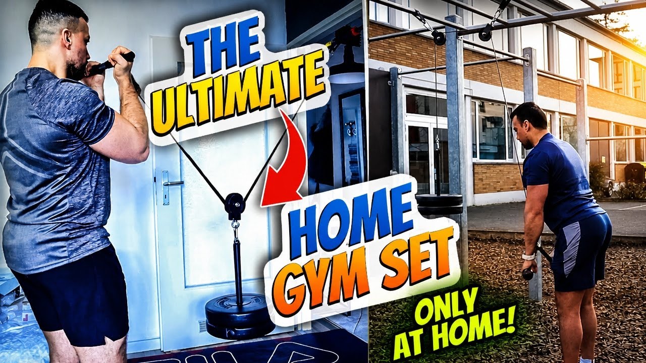 The Ultimate Portable Home Gym Set | FitBeast Upgraded Pulley System #homegym #fitbeast