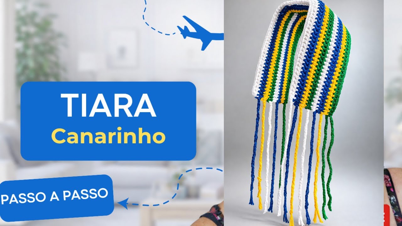 TIARA|COPA DO MUNDO💙🤍 #Rápido #facil #passoapassodecroche #croche #crochet #handmade #copadomundo 