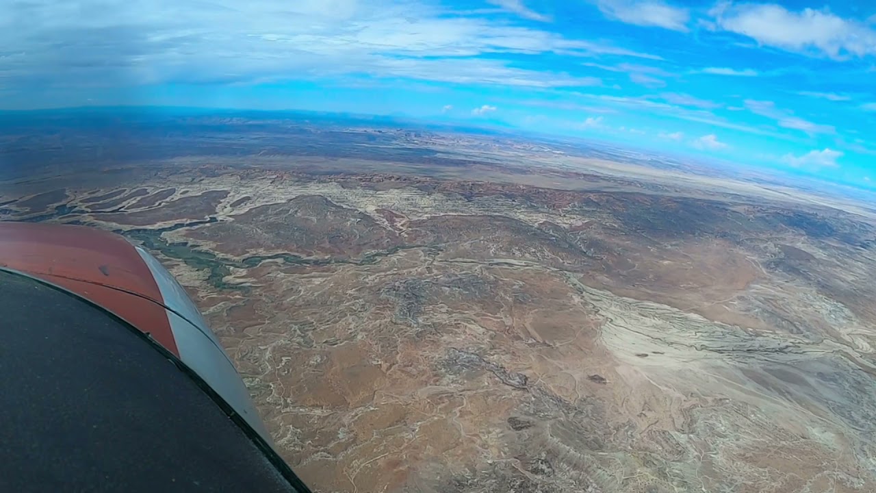 Utah canyonlands, in Cessna Centurion