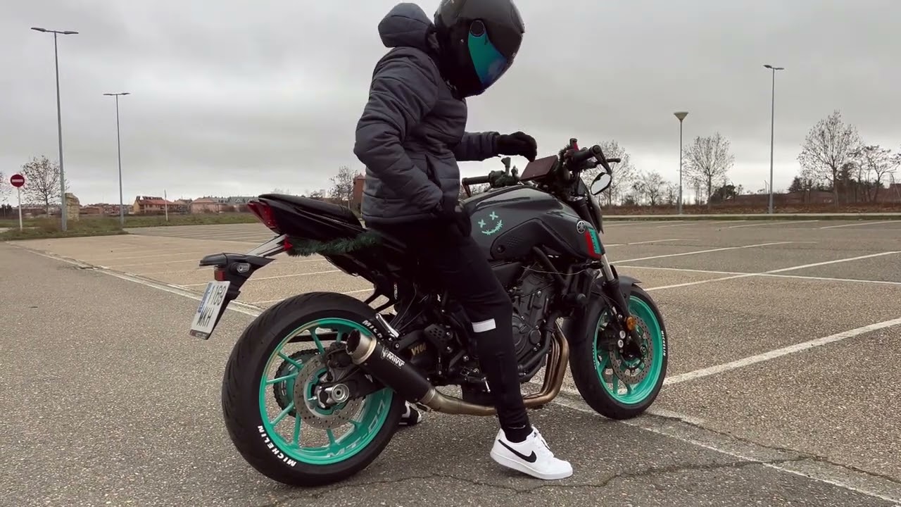 Yamaha MT-07 2023 with (Mivv GP Pro) without DB killer, Ride Test