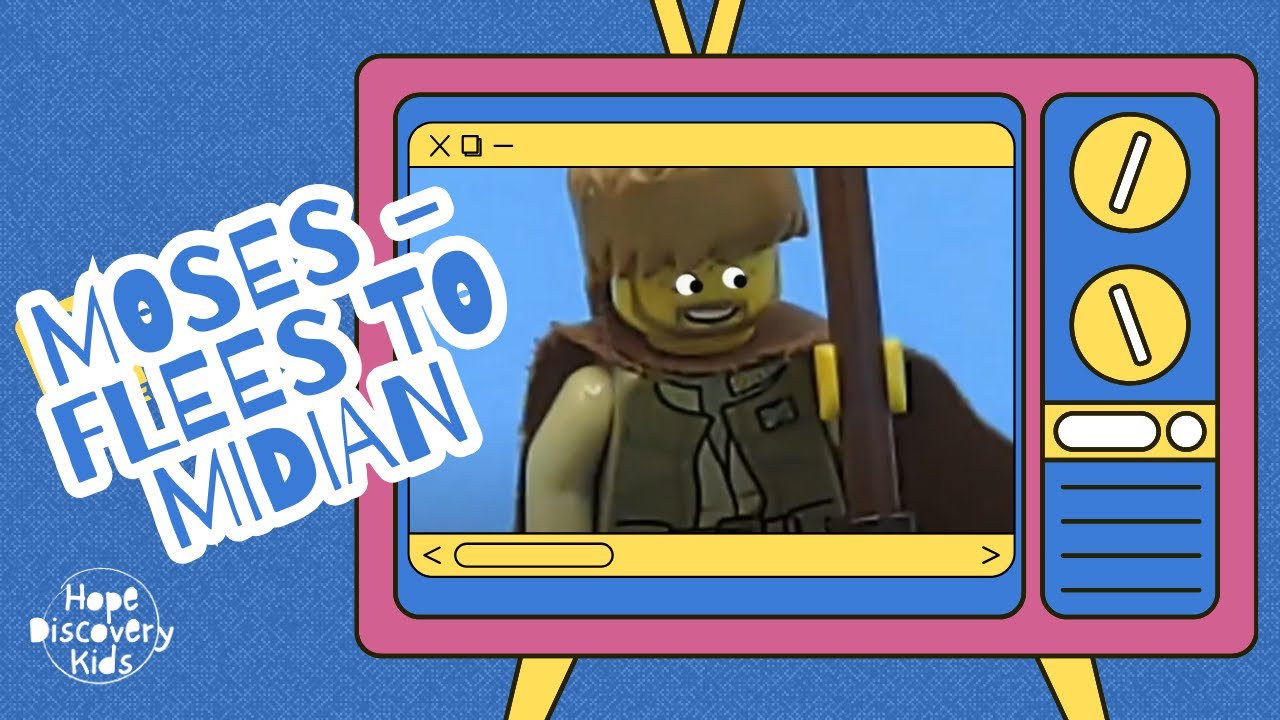 Moses Flees To Midian | Kids Bible Story