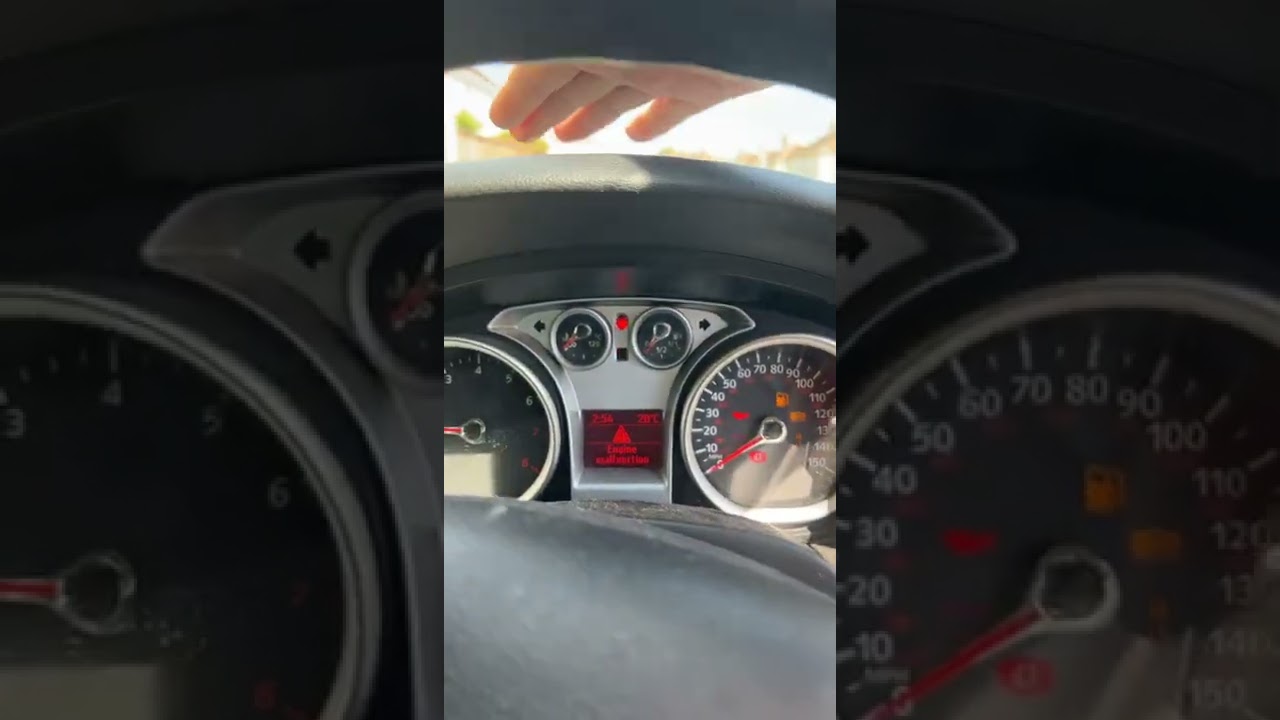 When your Ford Focus goes into engine malfunction… give it one or 2 taps above the clocks