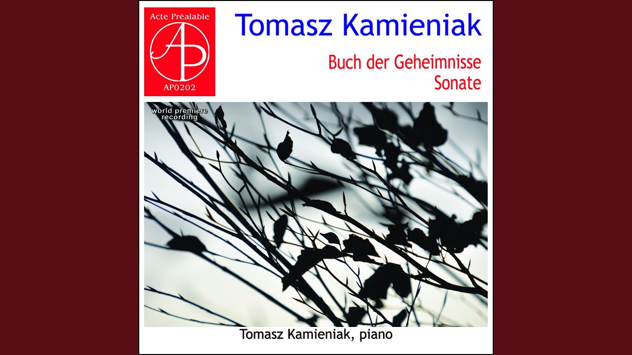 Buch der Geheimnisse, Op. 25: XI, Notturno III