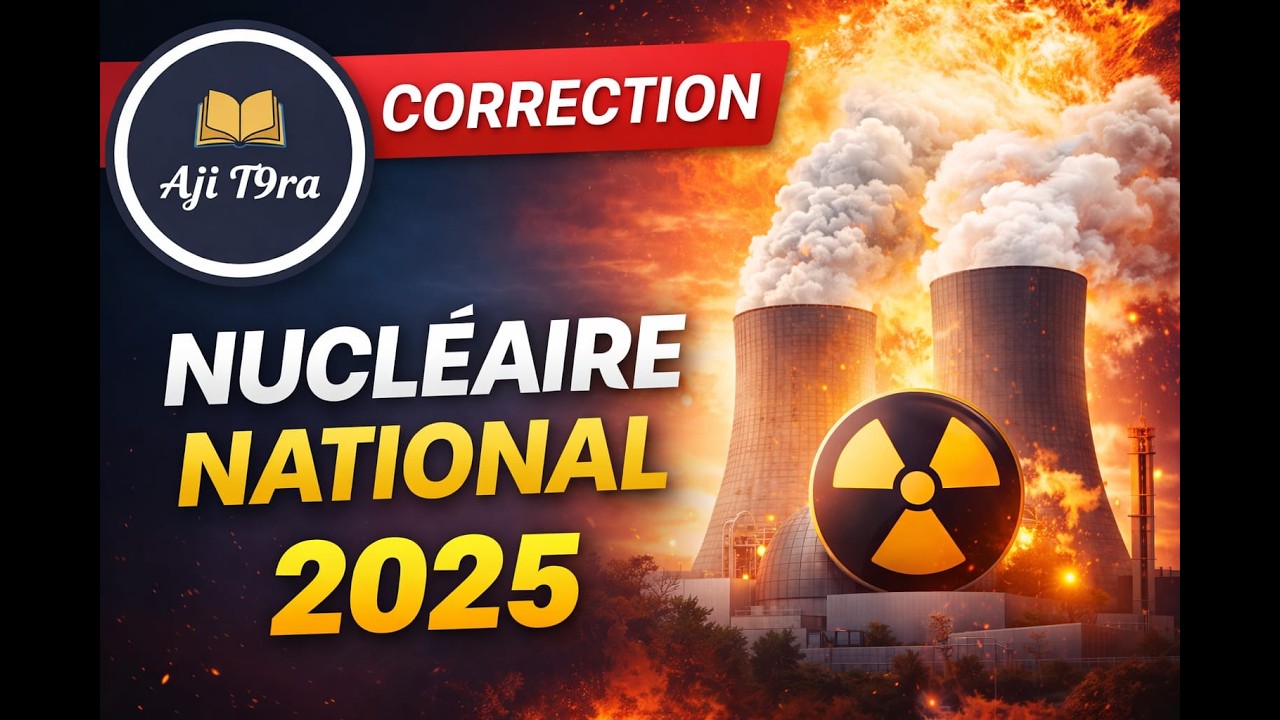 Correction de l'exercice nucléaire National 2025 session normal 2 bac