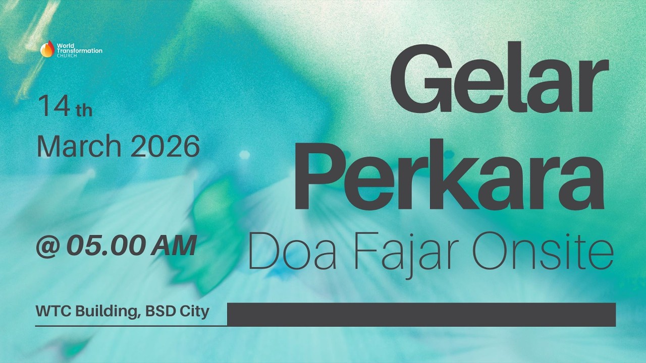Gelar Perkara Onsite | DOA FAJAR ONSITE | Sabtu, 14 Maret 2025 | Pkl 05.00 WIB | GBI WTC Serpong