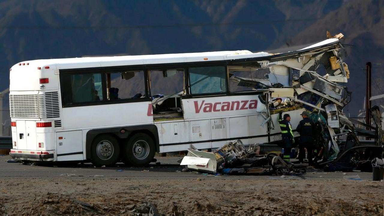 Il famigerato incidente del pullman turistico in California
