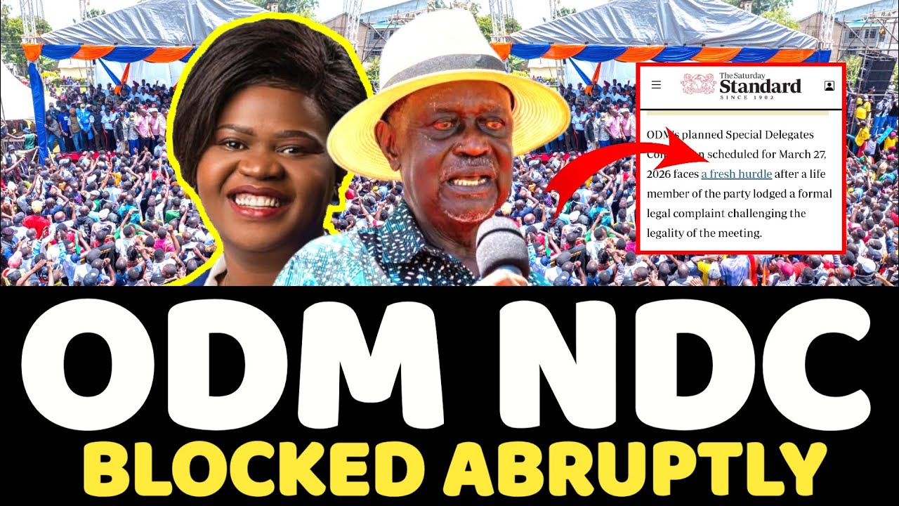 WANGA and OBURU in Panic Mode as ODM  Life members Stopped the NDC Abruptly Storm Court!