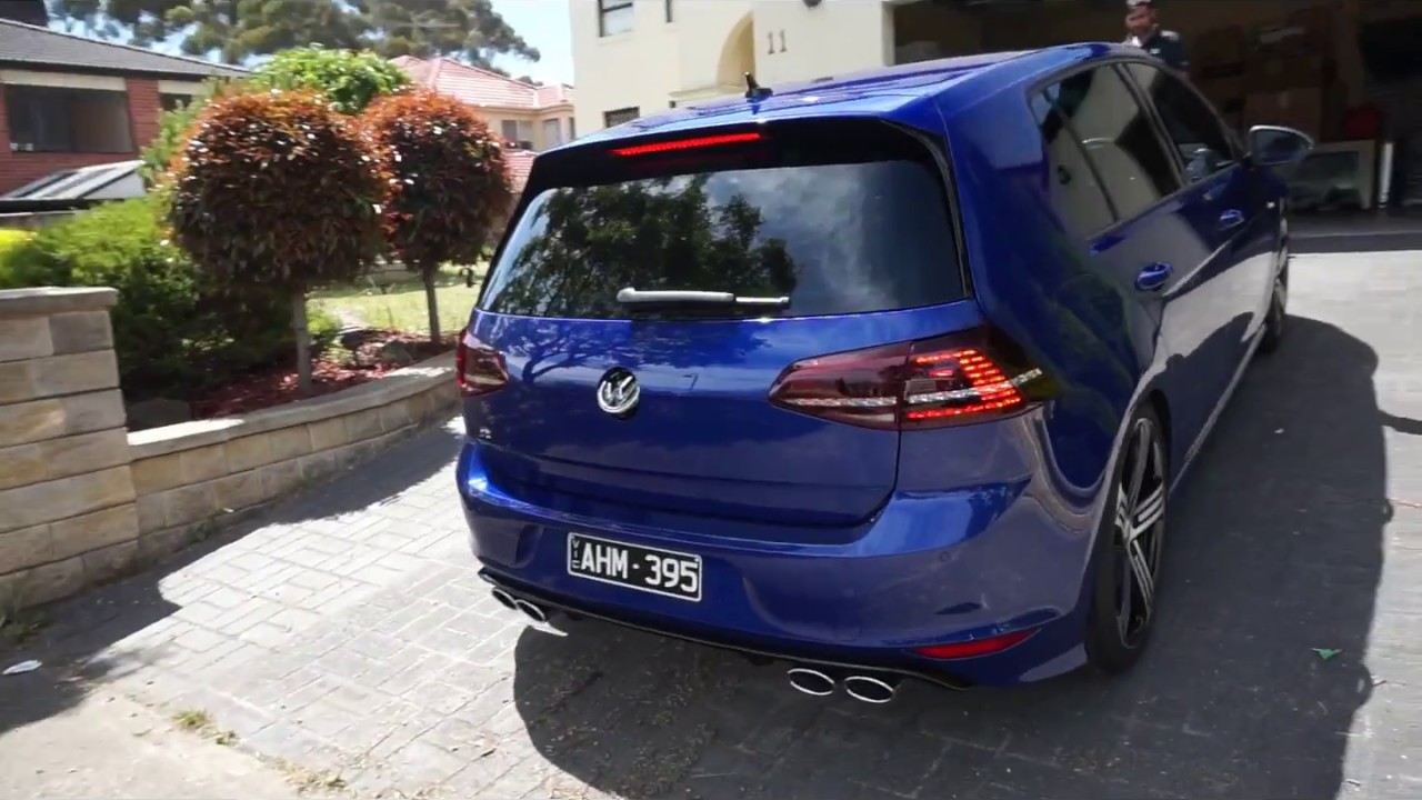 Volkswagen Golf R Lapiz Blue paint protection by Melbourne mobile detailing