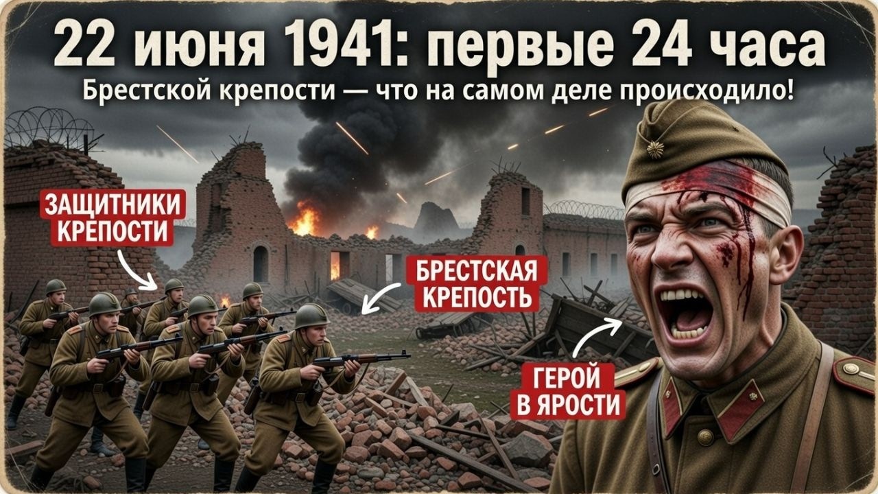 Брестская крепость: 24 часа, которые не укладываются в голове — документы против мифов