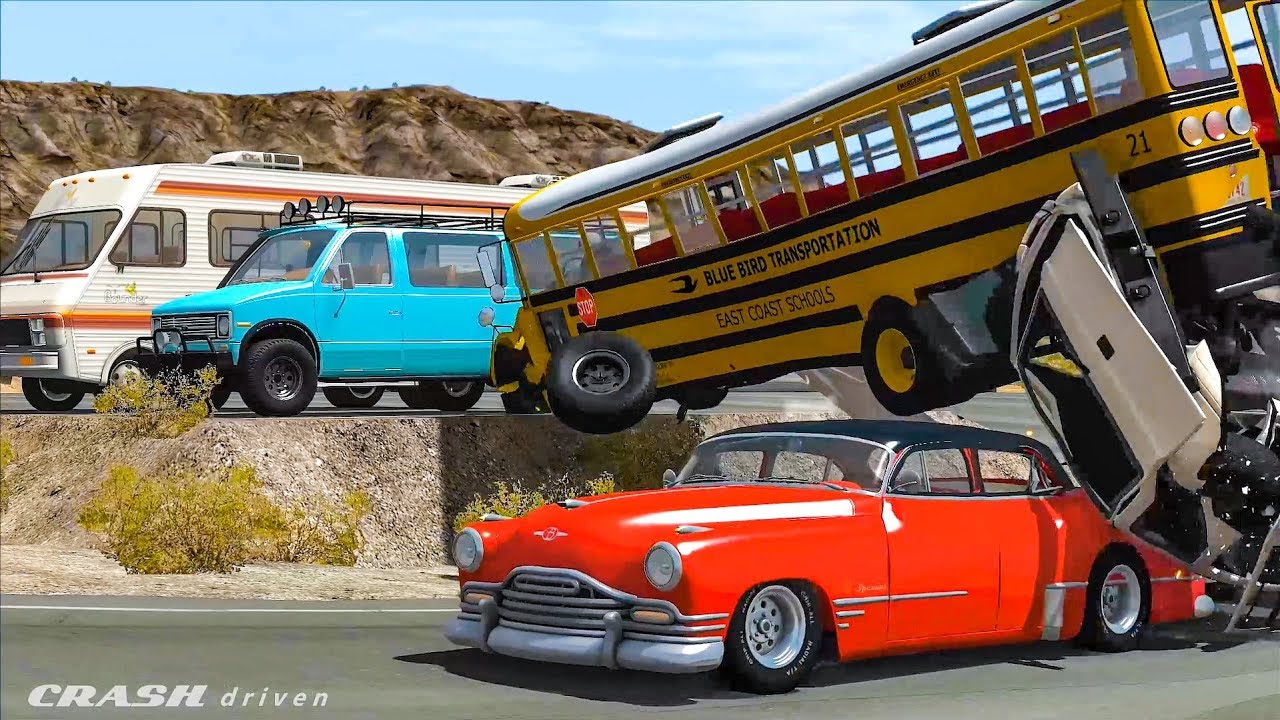 BEST CRASHES COMPILATION #8 - BeamNG Drive