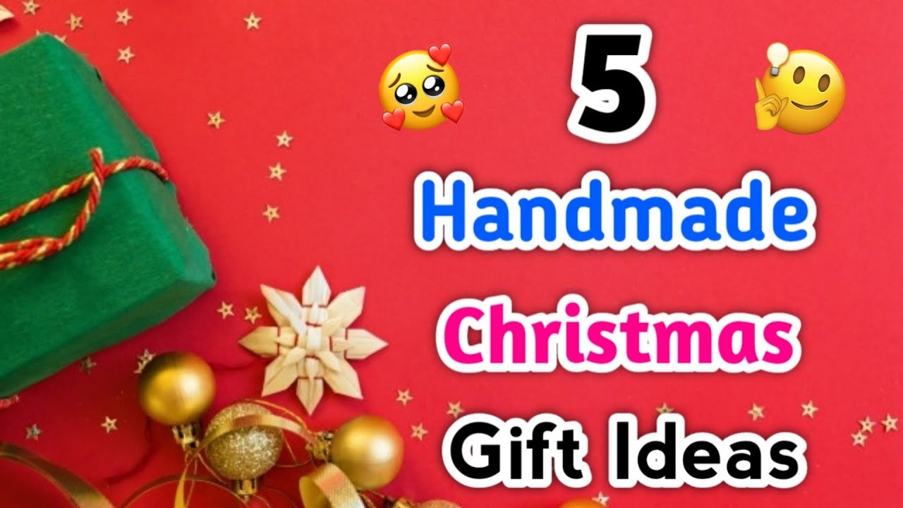 5 handmade christmas gift idea • christmas gift ideas • easy christmas gift making • christmas gifts