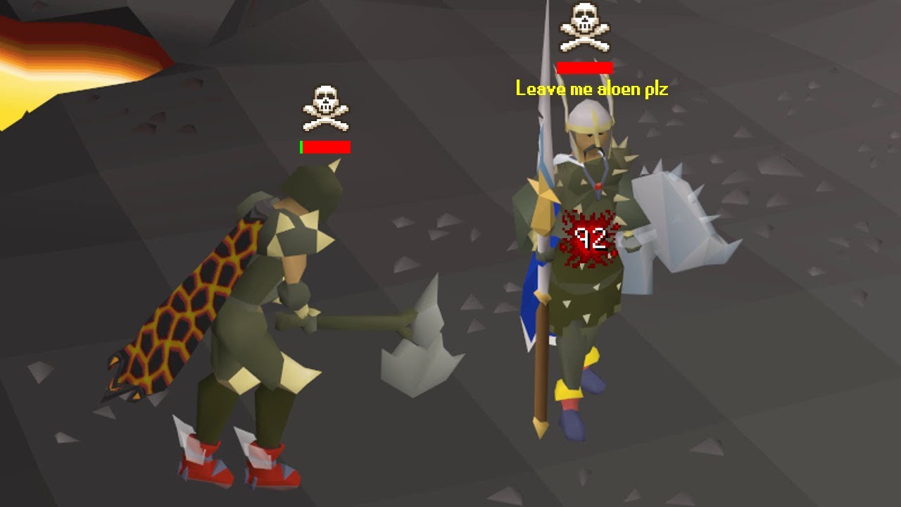 The most fun low HP Dharok Pking method I've done