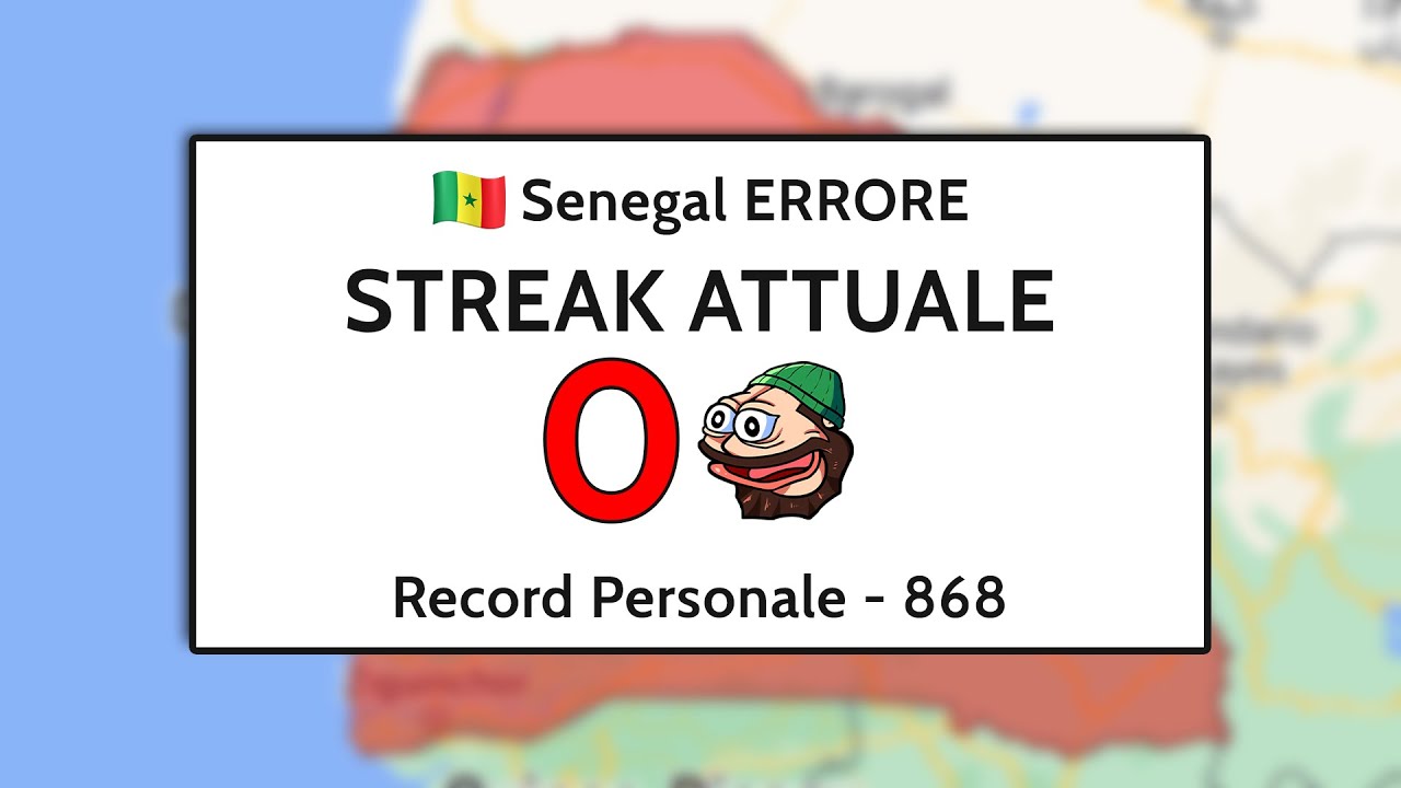 TEARLESS TORNA a fare STREAK su GEOGUESSR DOPO OLTRE un ANNO ma non è più capace