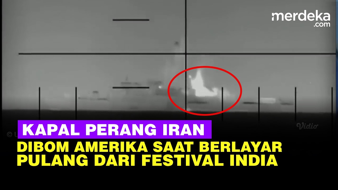 Fakta Baru Kapal Perang Iran, Dibom AS  saat Berlayar Pulang Usai Ikut Festival di India