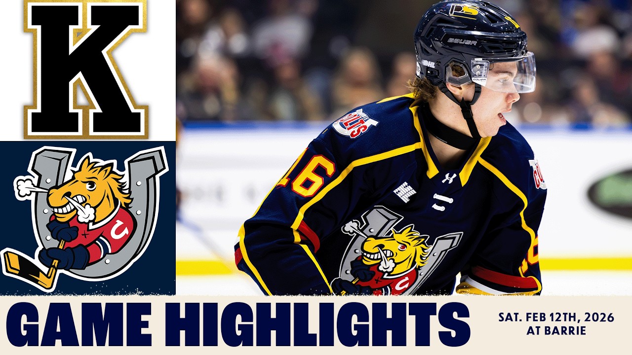 Матч между командами Kingston Frontenacs и Barrie Colts — 12 февраля 2026 года.