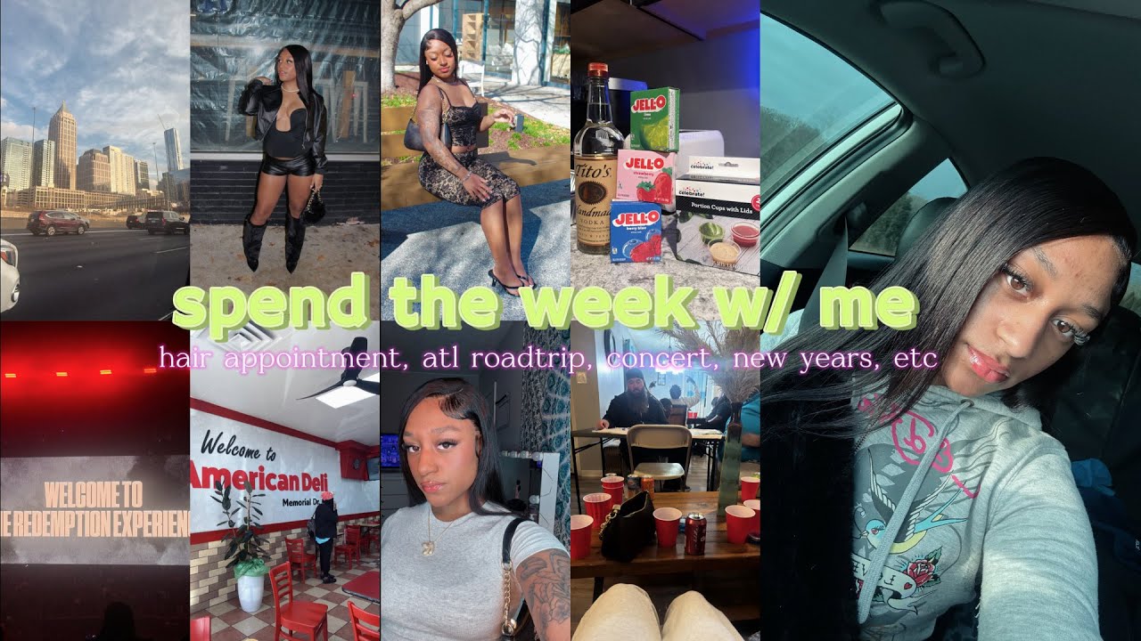 spend the week w/ me| rod wave concert, atl, new years… etc