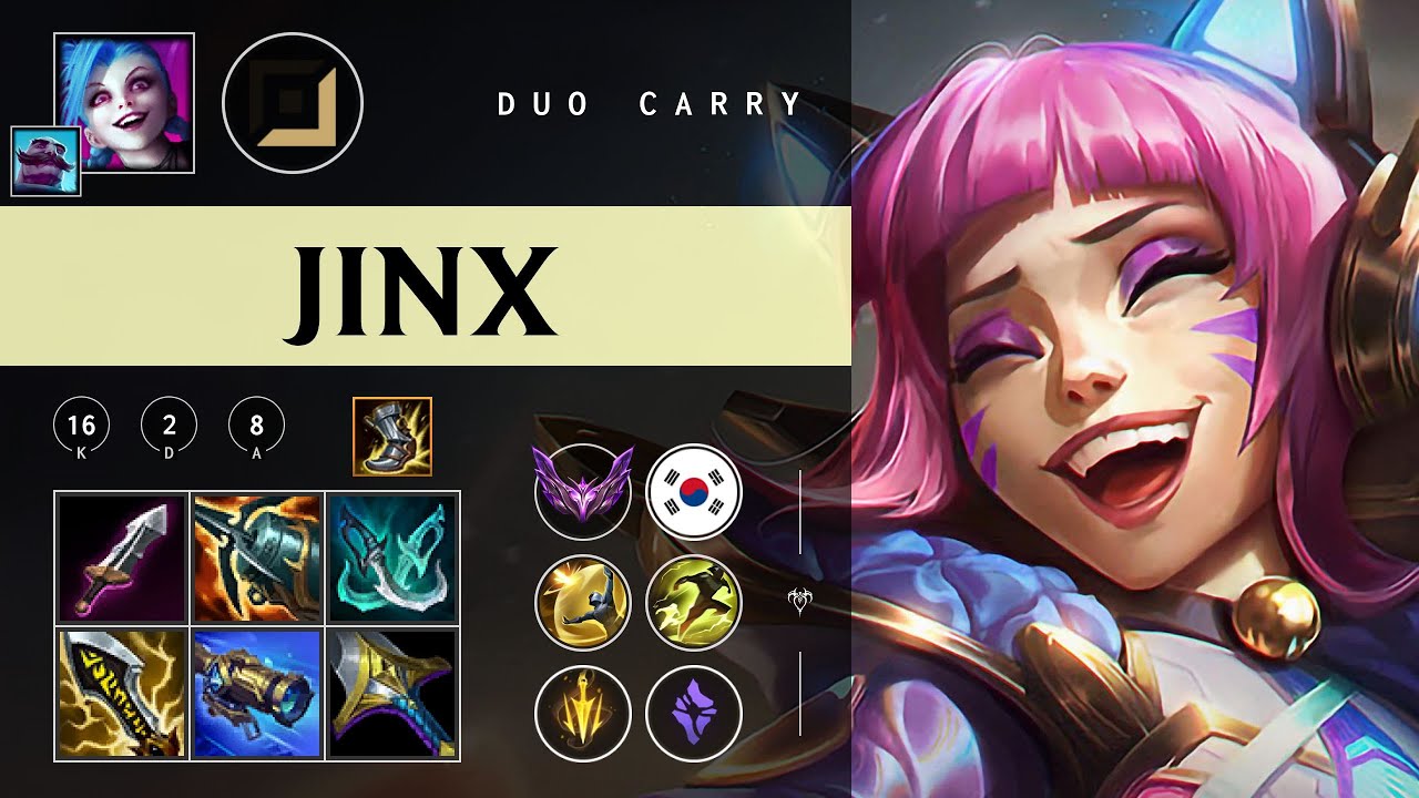 Jinx ADC vs Aphelios - KR Master Patch 26.01