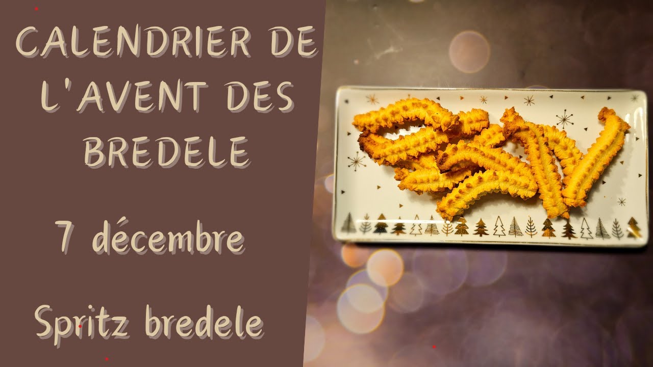 Calendrier de l'Avent des Bredele, 7 décembre :Spritz bredele