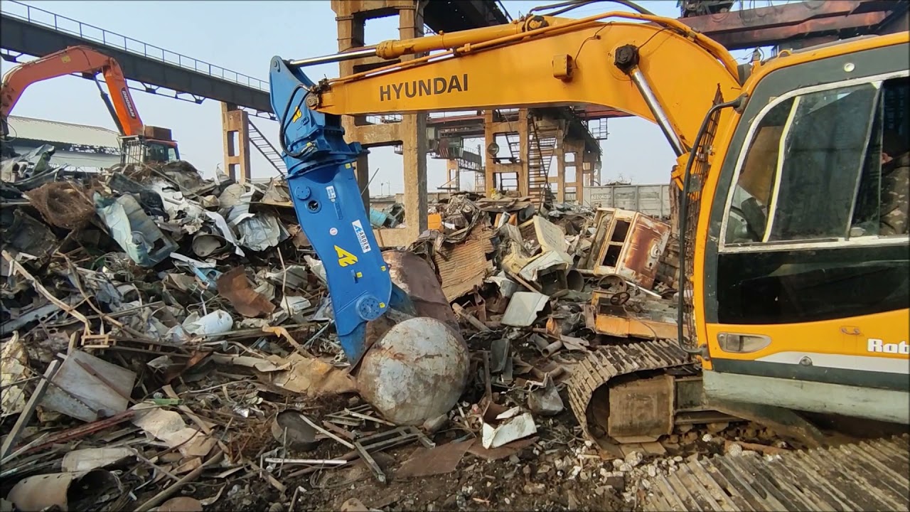 Scrap shears Arden AS021 on Hyundai 160