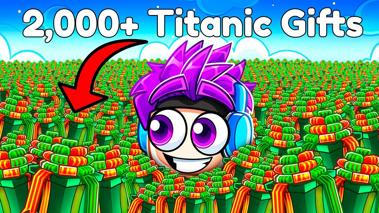 i Was Gifted 2,069+ Titanic Presents in Pet Sim 99!