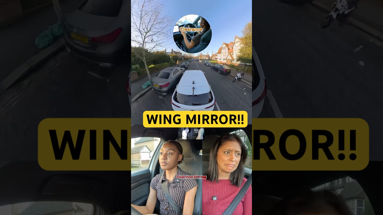 TOO CLOSE!! 😲 #driving #car #test #london #omg #fyp #pov