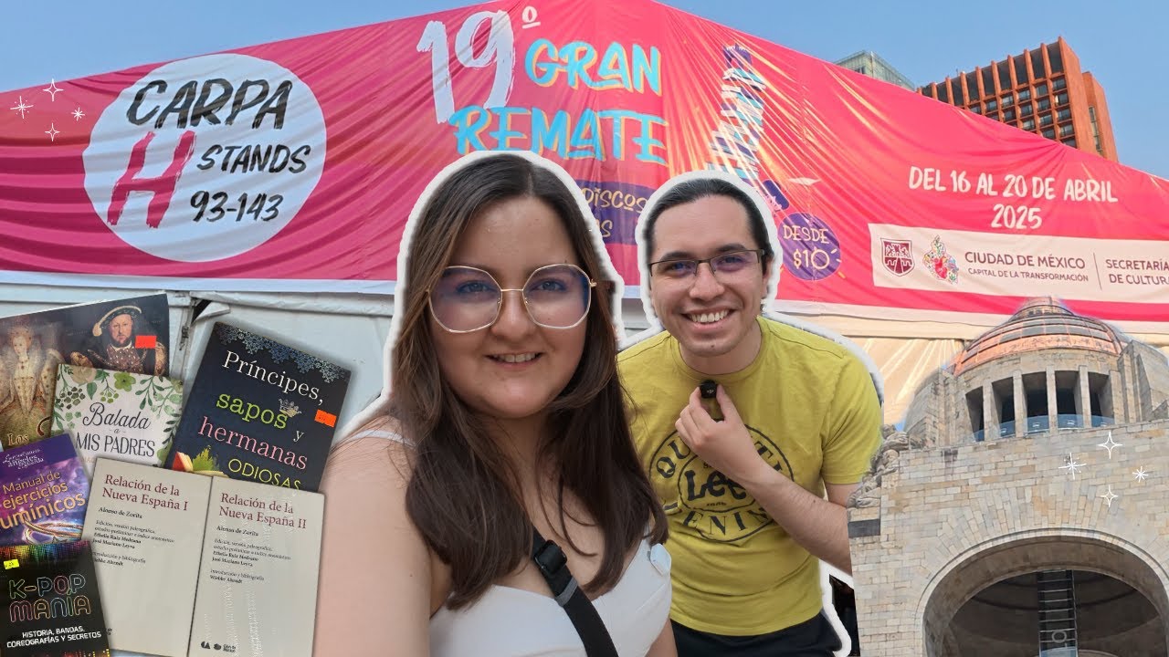 REMATE de LIBROS en CDMX 2025 ¿VALE LA PENA? | Vlog Una Pareja Cotidiana