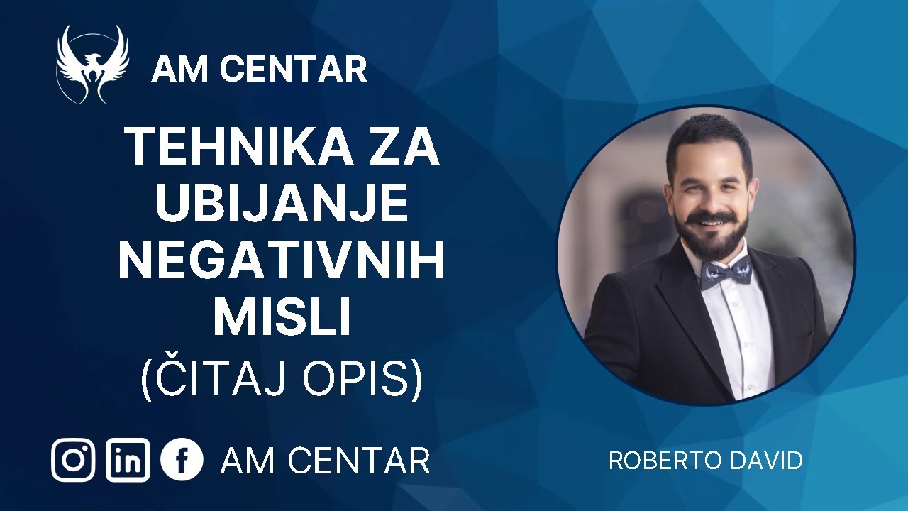 Tehnika za ubijanje Negativnih misli (ČITAJ OPIS)