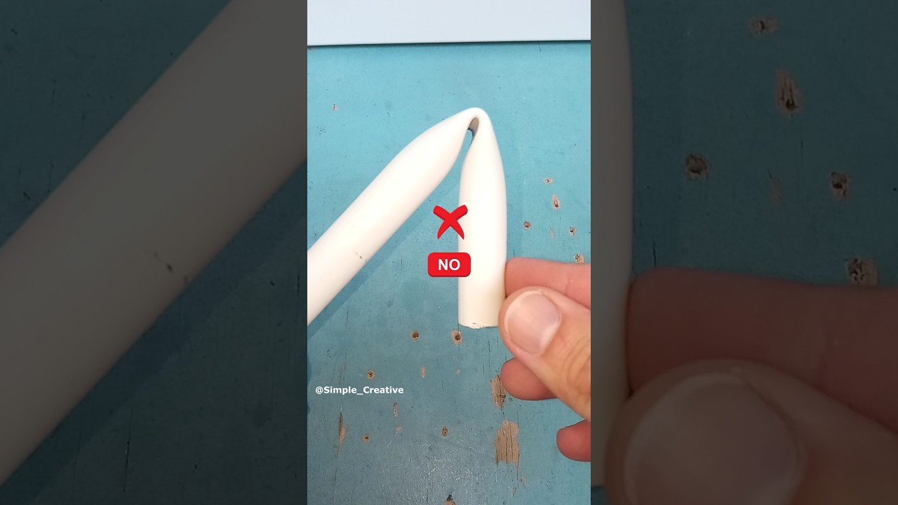Pamiętaj o tej wskaz&oacute;wce! Jak łatwo i poprawnie zgiąć dowolną plastikową rurę? #shorts