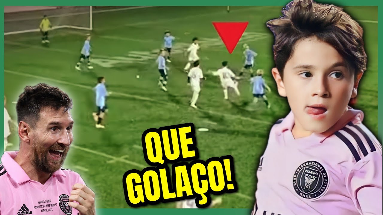 FILHO DO MESSI MARCA HAT TRICK E MOSTRA QUE HERDOU O DNA DO PAI