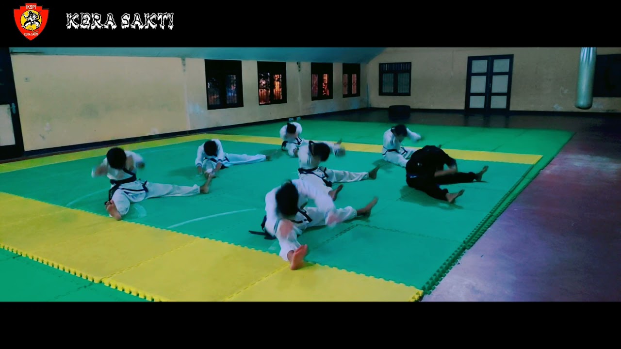 kenaikan sabuh hitam ke kuning dengan latihan dasar senam ikspi