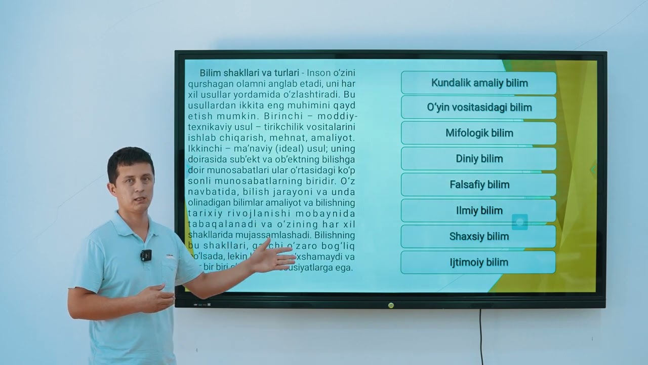 Bilish falsafasi gnoseologiya  5 Mavzu