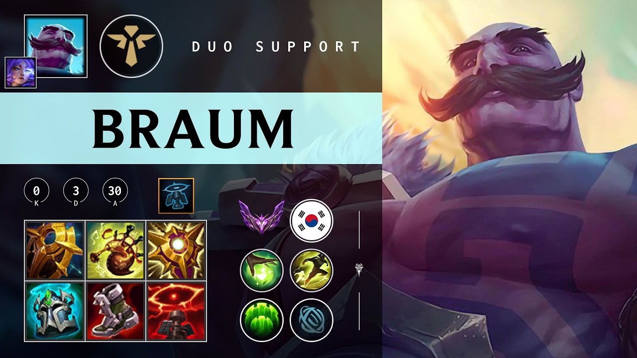 Braum Support vs Nautilus - KR Master Patch 26.05