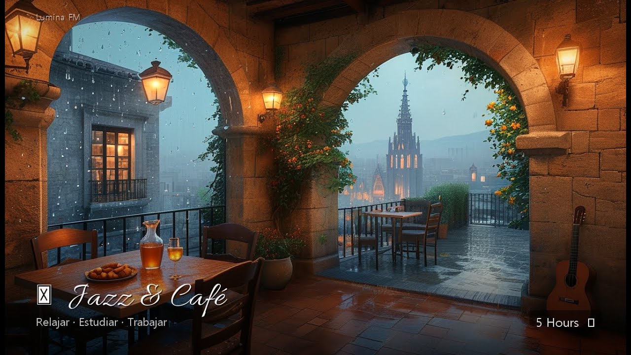 Tarde Lluviosa 🌧️ Jazz Piano Suave para Relajarse