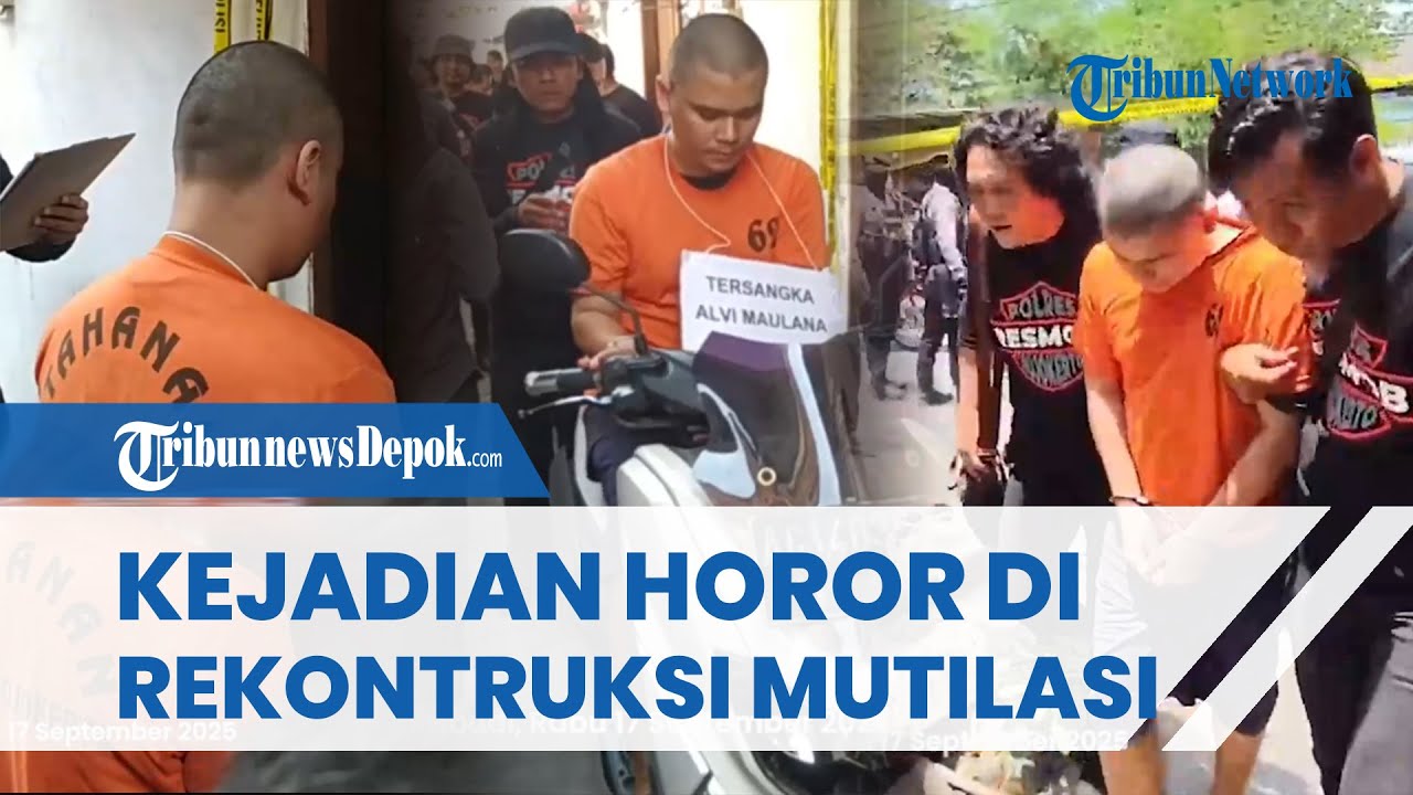 MERINDING! Viral Kejadian Horor saat Rekontruksi Alvi Mutilasi Tiara, Warga Bongkar Rahasia Kosan